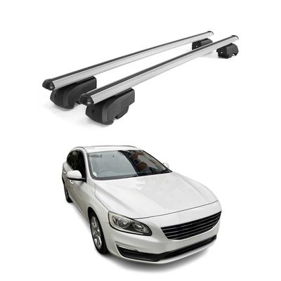 2015-2018 Volvo V60 Roof Rack Cross Bars Silver
