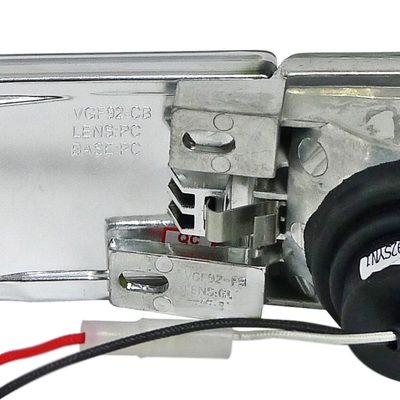 1993-1998 VW Golf Mk3/Jetta/Cabrio H3 Bumper Fog Lights Chrome/Clear Lens