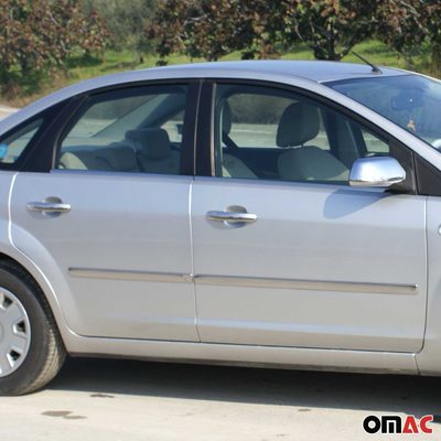 2000-2004 Ford Focus Window Molding Trim Streamer Stainless Steel Silver 4x
