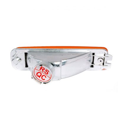 1990-1991 Acura Integra Bumper Lights Chrome Housing/Amber Lens