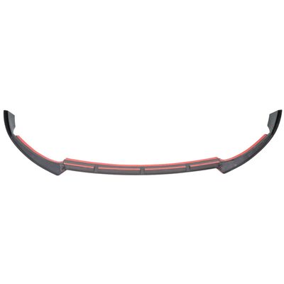 2019-2021 Mercedes W205 C Class Glossy Black/Red Front Bumper Lip Splitter Kit