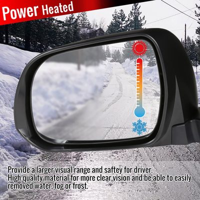 2008-2013 Toyota Highlander 5Pin Adjustable &Heated Side Mirror Passenger Side