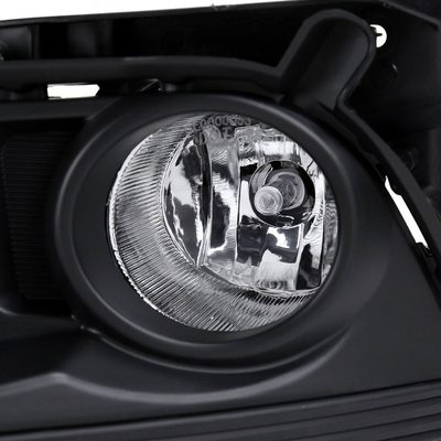 2014-2016 Toyota Highlander H16 Fog Lights Kit Chrome Housing/Clear Lens
