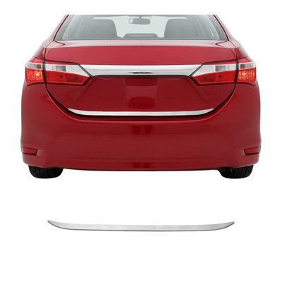 2014-2019 Toyota Corolla Rear Trunk Molding Trim Stainless Steel Silver