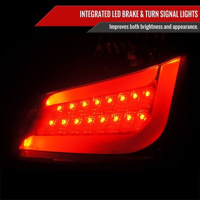 2011-2013 Scion tC LED Tail Lights Glossy Black Housing/Smoke Lens