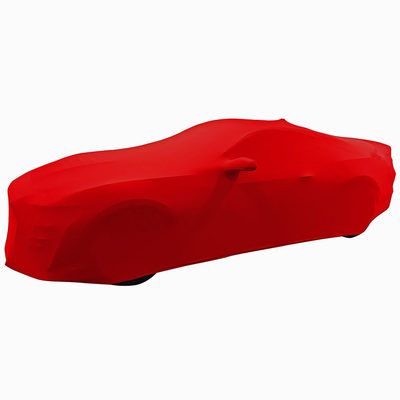 2005-2024 Ford Mustang Ultraguard Stretch Satin Indoor Car Cover - Red