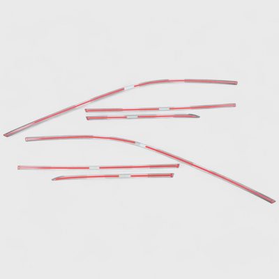 2021-2025 Nissan Rogue Window Trim Set Gloss Black 6Pcs ABS Plastic