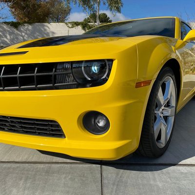 2014-2015 Chevy Camaro 3.6L V6 12V/55W H11 Projector Fog Lights Kit Chrome