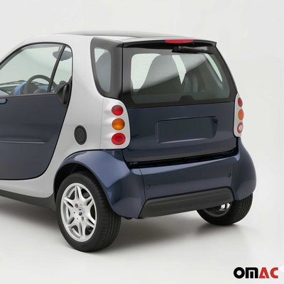 2007-2015 Smart ForTwo Rear Trunk Molding Trim Stainless Steel Dark 1Pc