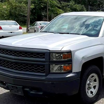 2014-2015 Chevy Silverado 1500 Factory Headlights Black Chrome/Light Smoke