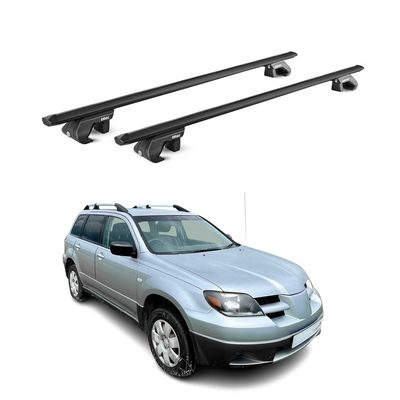 2003-2006 Mitsubishi Outlander Roof Rack Cross Bars Luggage Carrier 2 Pcs