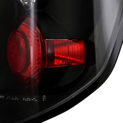 2005-2010 Honda Ridgeline Tail Lights Matte Black Housing/Clear Lens