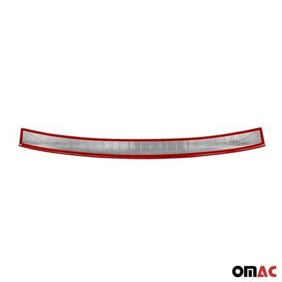 Rear Bumper Sill Cover for Volkswagen Tiguan 2.gen 2018-2024 S.Steel Polished