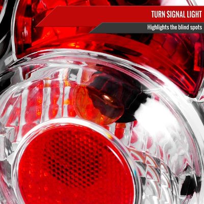 1999-2005 VW Jetta/Bora Mk4 Sedan Tail Lights Chrome/Clear Lens