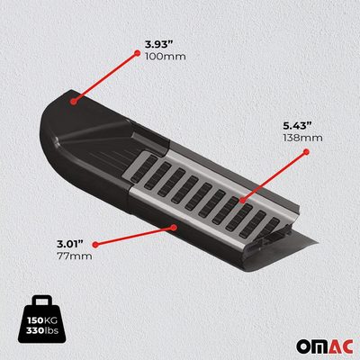 2021-2024 Ford Bronco Sport Nerf Bar Side Step Running Boards Alu 2x