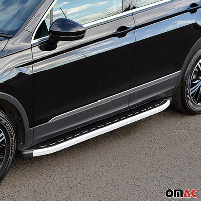 2011-2017 BMW X3 F25 Running Boards Side Steps Silver & Black