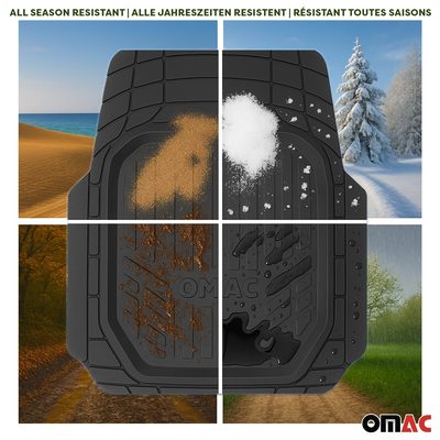 2022-2026 Mercedes EQA Heavy Duty Trim to fit Floor Mats Liner Black All Weather 4Pcs