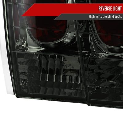 1999-2004 Ford Mustang Tail Lights Chrome Housing/Smoke Lens