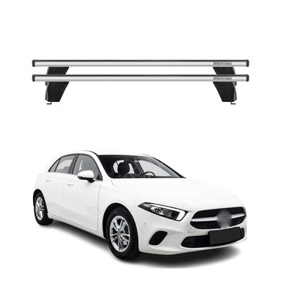 2019-2022 Mercedes A Class W177 Hatchback Roof Rack Cross Bars Silver