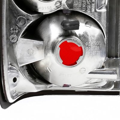 1993-1997 Ford Ranger Tail Lights Chrome Housing/Smoke Lens