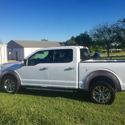2018-2020 Ford F-150 Styleside Textured Rivet Style Fender Flares