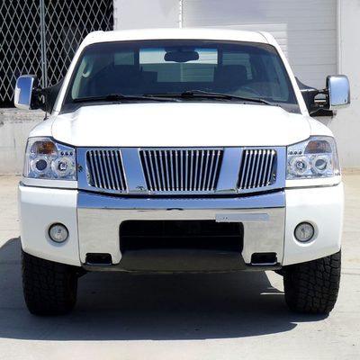 2004-2015 Nissan Titan/ 2004-2007 Armada Dual Halo Projector Headlights Chrome