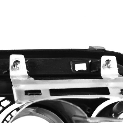 2015-2017 Ford Mustang Black GT350 Rear Diffuser w/Dual Steel Muffler Tips