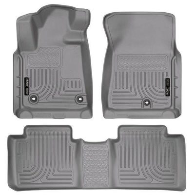 Tapetes Husky Weatherbeater 1ra y 2da Fila color Gris para Tundra 14 - 21