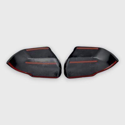 2022-2025 Toyota Tundra Mirror Cover Caps Gloss Black 2Pcs ABS Plastic