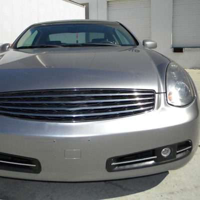 2003-2005 Infiniti G35 Coupe H3 Fog Lights Kit Chrome Housing/Clear Lens