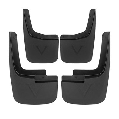 2015-2018 Ford F-150 Front & Rear Mud Flap Splash Guards Models w/Wheel Lip