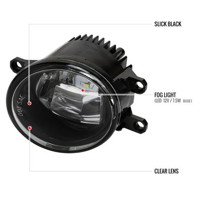 2014-2020 Toyota Tacoma/Tundra/Corolla/Highlander/RAV4 LED Fog Lights Chrome