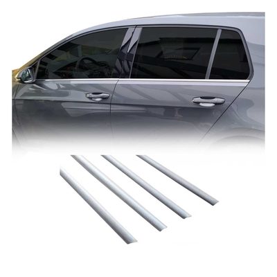 2015-2021 VW Golf Mk7 Window Molding Trim Streamer Stainless Steel Silver 4 Pcs
