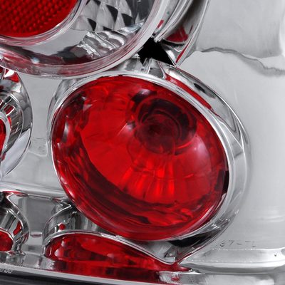 1998-2001 VW Passat Sedan Tail Lights Chrome Housing/Clear Lens