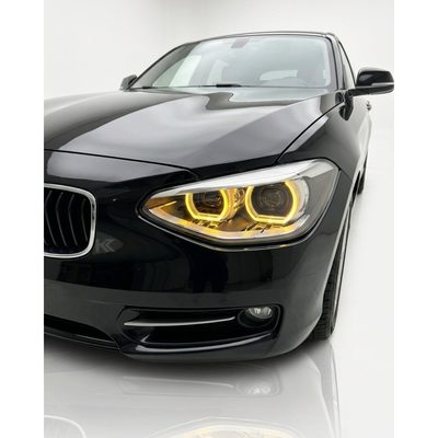 BMW 1 Series F20 / 118i Dual-Color (Yellow / White) LED Headlight Assembly with High / Low Beam 2015 - 2018