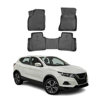 2021-2026 Nissan Rogue Floor Mats Liners Full Set All Weather Black