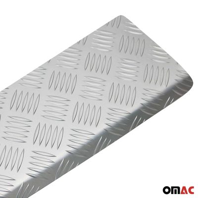 OMAC Rear Bumper Sill Cover for Ford Tourneo Custom I 2012-2023 Aluminium Silver