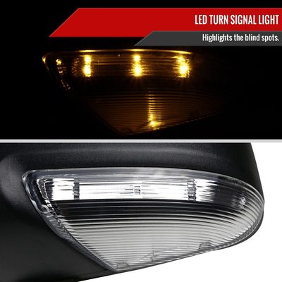 2013-2019 Dodge RAM Auto-Fold & Heated Side Mirror Turn Signal & Puddle Driver