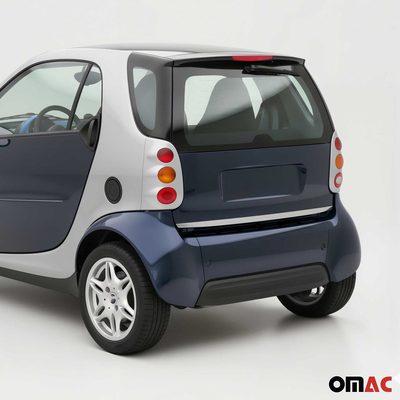 2007-2015 Smart ForTwo Rear Trunk Molding Trim Stainless Steel Silver