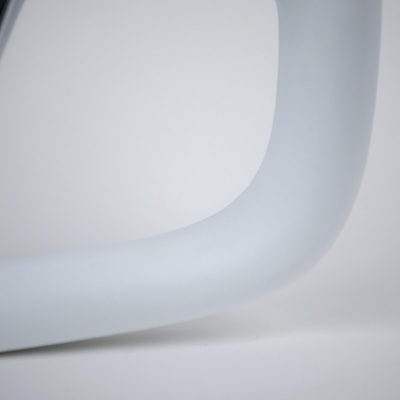 TESERY Yoke Plaid Steering Wheel for Tesla Model 3 / Y【White Leather】