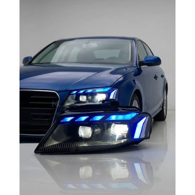 Audi A4 RS Style LED Headlight Assembly with Daytime Running Lights 2008 - 2012