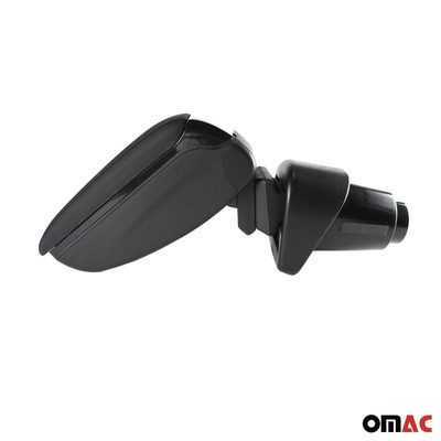2014-2020 Fiat 500L Black Center Console Armrest Black Sliding 1Pc