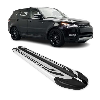 2014-2022 Land Rover Range Rover Sport Running Boards Side Steps Silver