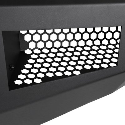 2016-2021 Toyota Tacoma Black Heavy Duty Steel Front Bumper & LED Light Ports