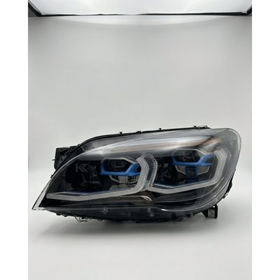 BMW 7 Series F02 G12 Style LED Headlight Assembly with Dual-Color DRL (Yellow / White) 2013 - 2015 (Replaces 63117228423)