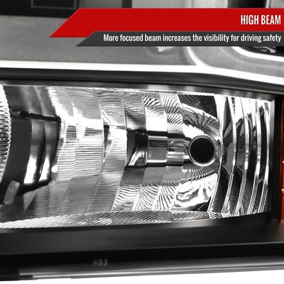 2019-2021 Chevy Silverado 1500 Driver Side Factory Projector Headlight Black
