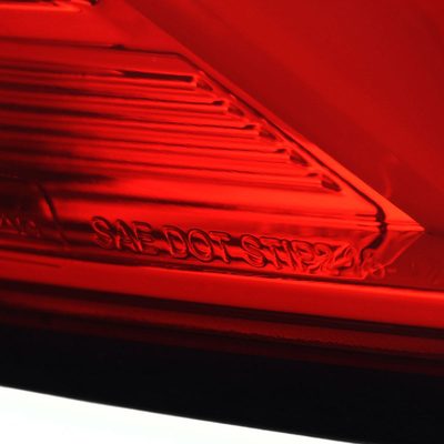 2019-2024 Toyota RAV4 Red LED Bar Sequential Signal Tail Lights Chrome/Red