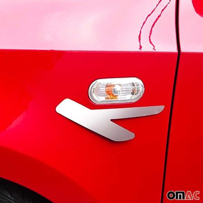 2015-2022 RAM ProMaster City Side Door Molding Trim Skirt Garnish Stainless Steel 2Pcs