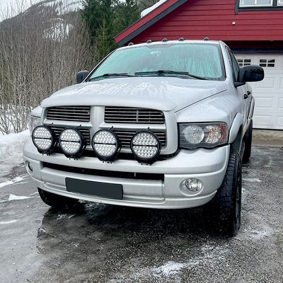 2002-2005 Dodge RAM 1500/ 2003-2005 RAM 2500 3500 Factory Headlights Matt Black
