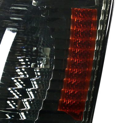 1993-1998 Jeep Grand Cherokee Corner Lights w/ Amber Reflectors Chrome/Smoke